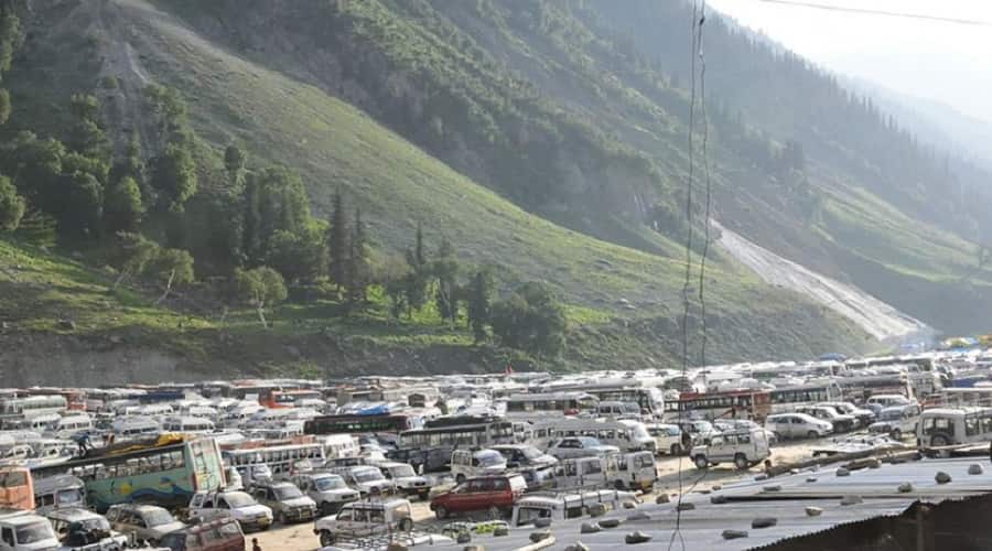 Car Parking view at Baltal