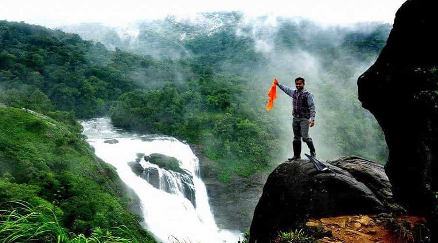 Mallalli Falls in the Pushpagiri Hills